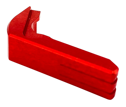 Cross Armory CRGMCRD Mag Catch  Extended Compatible w/ Glock Gen1-3/P80 Red Anodized Aluminum