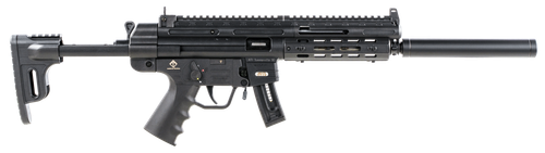 GSG GERGGSG1610ML GSG-16  Full Size 22 LR 10+1 16.25" Black Black Polymer Receiver Black Collapsible w/Storage Compartment Stock Right Hand