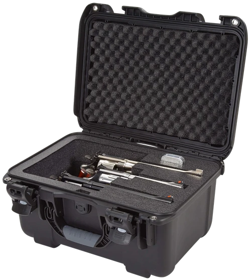 Nanuk 918REV01 918 3 Up Revolver Case Black Polymer w/ Foam Padding & Latches 14.90" L x 9.80" W x 8.60" H Interior Dimensions