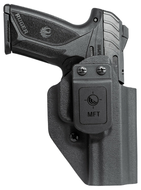 Mission First Tactical HRUSEC9AIWBABL Appendix Holster IWB/OWB Black Polymer Belt Clip Fits Ruger Security-9 Ambidextrous