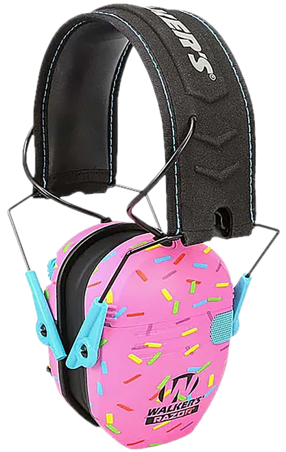 Walker's GWPFKDMSPRNKPK Passive  23dB Over the Head Pink Sprinkles Youth