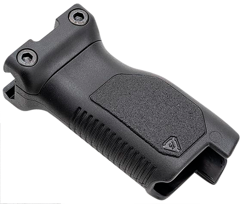 Strike Industries ARCMAGRAILLBK Angled Vertical Grip Long Black Polymer with Cable Management Storage for Picatinny Rail