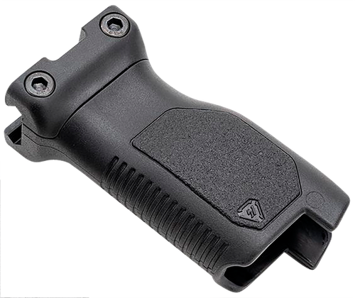 Strike Industries ARCMAGRAILLBK Angled Vertical Grip Long Black Polymer with Cable Management Storage for Picatinny Rail