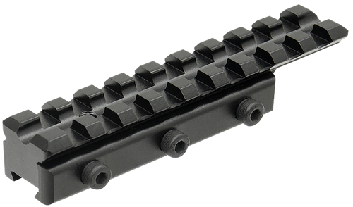 Leapers MNTPMTOWLA Picatinny Adapter Mount  Matte Black Anodized Aluminum Dovetail Mount