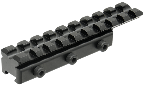 Leapers MNTPMTOWLA Picatinny Adapter Mount  Matte Black Anodized Aluminum Dovetail Mount