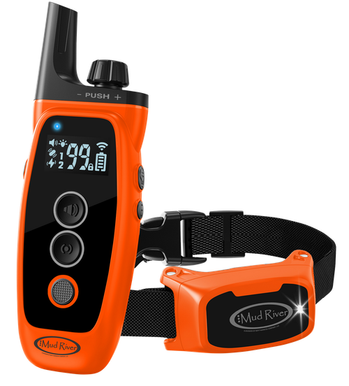 Boyt Harness 38107 MR 1000 Training Collar Dog Training Black/Orange w/ Remote