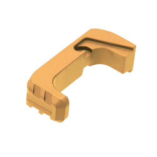 Tyrant CNC TDGEMRGLDLD  Extended Magazine Release Glock Gen4-5 Gold Aluminum
