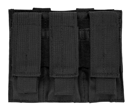 NcStar CVP3P2932B Triple Mag Pouch  Black Nylon