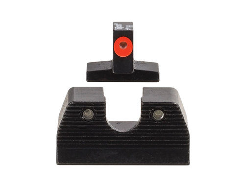 Trijicon 600891 HD XR Night Sight Set Green Tritium/Orange Outline Front, Green Tritium Rear, Black Frame, Fits FN FNP/FNX