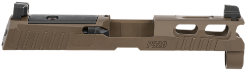 Sig Sauer 8900952 P320  Sig P320 9mm Luger PVD Coyote Brown Stainless Steel XRAY3 Suppressor Sights Compatible With ROMEO1 PRO ROMEO2