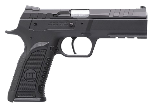 Tanfoglio TFFORCES9 Force Esse 9mm Luger 16+1 4.40" Stainless Steel Barrel, Black Serrated Steel Slide, Black Polymer Frame w/Picatinny Rail, Textured Grip