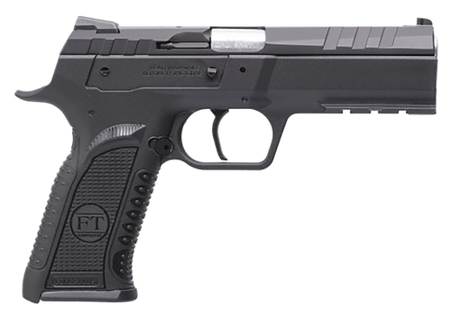 Tanfoglio TFFORCES9 Force Esse 9mm Luger 16+1 4.40" Stainless Steel Barrel, Black Serrated Steel Slide, Black Polymer Frame w/Picatinny Rail, Textured Grip