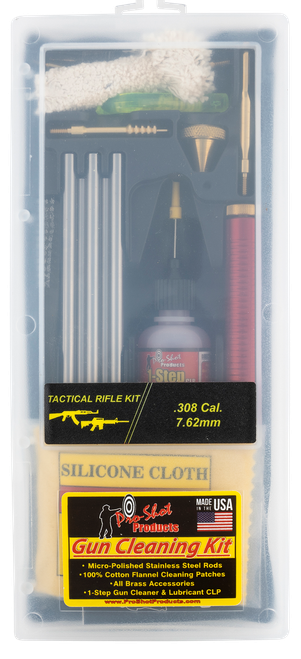 Pro-Shot TR308KIT Tactical Classic Box Kit Multi-Caliber Rifle/Black Plastic Case