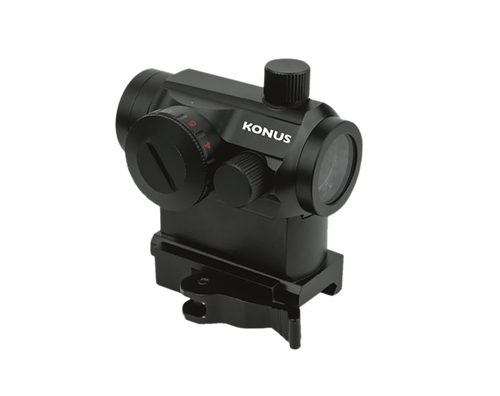 Konus  Pro Nuclear  Matte Black 1x22mm 3 MOA Red/Green Dot Reticle
