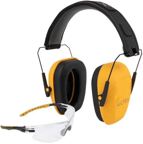 Allen 4156 Shield Ear & Eye Protection Combo 23 dB Yellow