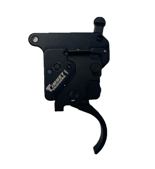 Timney Triggers 521 Featherweight Deluxe  Curved Trigger with 3 lbs Draw Weight for Rem Model 7