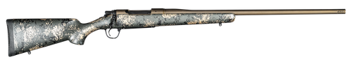 Christensen Arms 8010107900 Mesa FFT 7mm Rem Mag 3+1 22" Threaded Barrel, Burnt Bronze Cerakote, Green with Black/Tan Webbing Stock