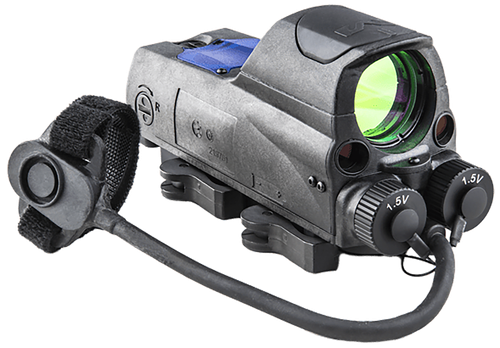 Meprolight USA 0687703 MOR PRO  Black 1 x 30 mm 2.2 MOA Dot/Bullseye Reticle Red & IR Laser
