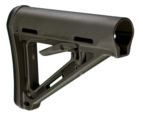Magpul MAG400-ODG MOE Carbine Stock OD Green Synthetic for AR-15, M16, M4 with Mil-Spec Tube (Tube Not Included)