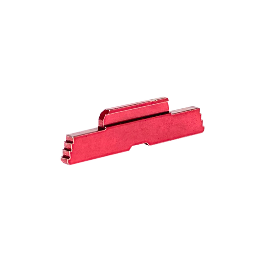 Cross Armory CRG5SLRD Slide Lock  Extended Compatible w/Glock Gen1-5/P80 Red Steel