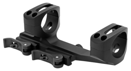 Warne QDXSKEL34TW Skeletonized Scope Mount/Ring Combo Quick Detach Black Anodized 34mm Tube MSR Ultra High Rings