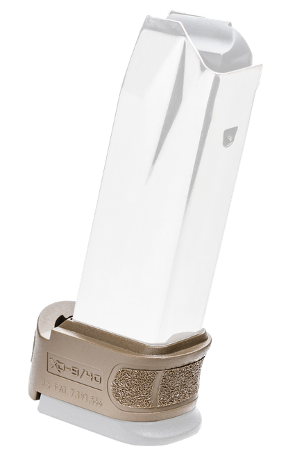 Springfield Armory XDG5003FDE Mag Sleeve  9mm Luger 40 S&W Compatible w/ Springfield XD Mod.2 Mags Flat Dark Earth Polymer