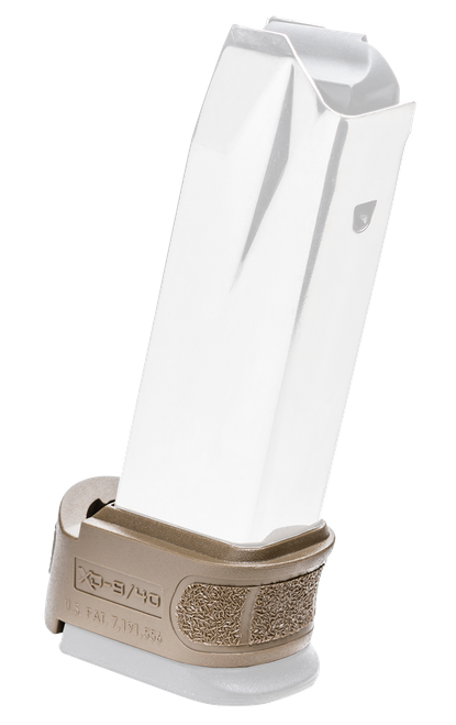 Springfield Armory XDG5003FDE Mag Sleeve  9mm Luger 40 S&W Compatible w/ Springfield XD Mod.2 Mags Flat Dark Earth Polymer