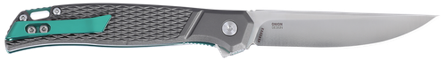 CRKT K440XXP SCAR  EDC 3.30" Folding Plain Satin D2 Steel Blade, Gray Textured Aluminum Handle