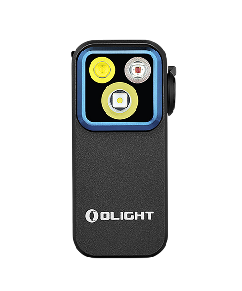 Olightstore Usa Inc OCLIPPROBK Oclip Pro Black Aluminum, Red/White Light 500 Lumens 120 Meters Beam Distance