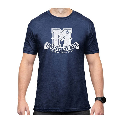 UNIVERSITY NAVY HEATHER T-SHIRT SMALL