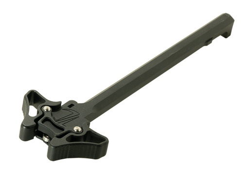 TIMBER CREEK OUTDOOR INC EMAMBICHBL Enforcer Mini Ambidextrous Charging Handle AR-Platform Black Hardcoat Anodized Aluminum