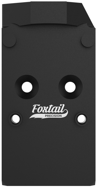 Foxtail Precision 100018 Rear Sight Dovetail Optic Adapter for CZ Shadow  Black Anodized CZ Shadow