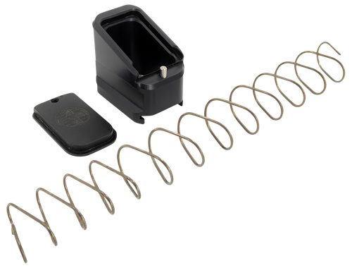 Shield Arms CZP10CME5BLK Magazine Extension  for CZ P10-C/P07, 5rd (9mm), 4rd (40S&W), Black Aluminum