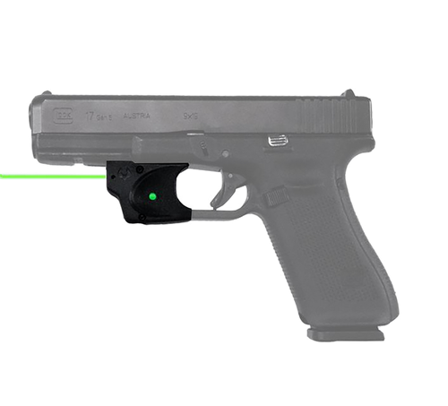 Viridian 9120091  E-Series Fits Glock 17/19/34/45/47 Green Laser Black Polymer Trigger Guard Mount
