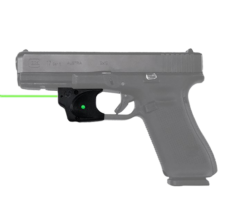 Viridian 9120091  E-Series Fits Glock 17/19/34/45/47 Green Laser Black Polymer Trigger Guard Mount