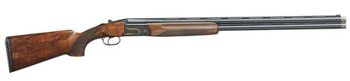 F.A.I.R. FRCRRAV1230 Carrera V  16 Gauge Break Open 3" 2rd 30" Black Over/Under Vent Rib Barrel, Black w/Gold Inlay Receiver, Walnut w/Adj Comb Stock, TechniChoke XP70 Choke System