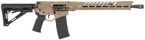 Diamondback DB1731K061 DB15  5.56x45mm NATO 16" 30+1 Flat Dark Earth Adjustable Magpul CTR Stock Black Magpul MOE K2 Grip with Black Gold Lower