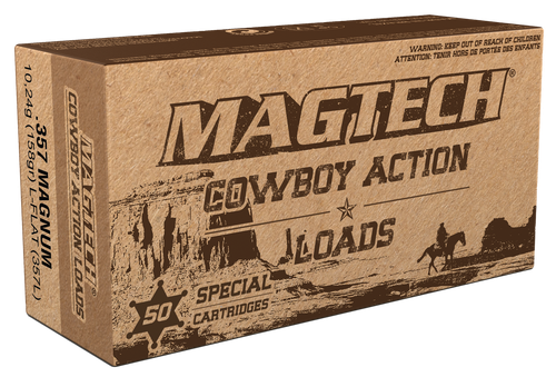 Magtech 357L Cowboy Action  357Mag 158gr Lead Flat Nose 50 Per Box/20 Case