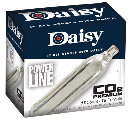 Daisy 997015611 Powerline CO2 Cylinder 12gram 15/Pack