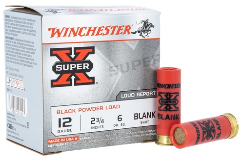 Winchester Ammo XBP12W Super X Blank 12Gauge 2.75" 25 Per Bx/10 Case