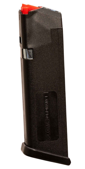 Global Ordnance LLC 197892029070 Global Ordnance  Black 17rd 9mm Luger Glock Style