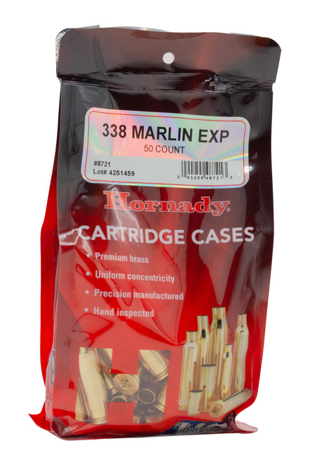 HORN BRASS 338 MARLIN UNPRIMED 50/5