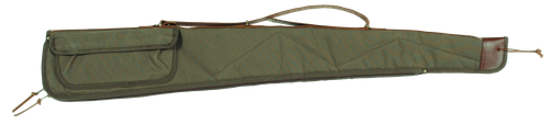 Bob Allen 14534 Canvas Shotgun Case Green Canvas 48" Long Shotgun