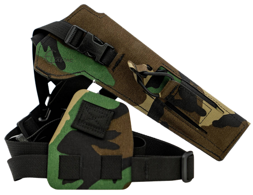 Cole-tac VW206 Varmint Wrangler Pistol Holder Chest M81 Woodland Left Hand
