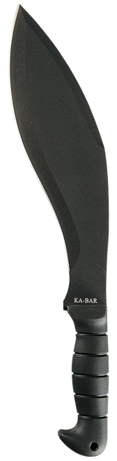 Ka-Bar 1249 Kukri  11.50" Black SK-5 Steel Blade/ Black TPR Handle 17" Long Includes Sheath