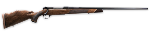 Weatherby MDX01N7MMWR6O Mark V Deluxe Full Size 7mm Wthby Mag 3+1 26" High Gloss Fluted Barrel, High Gloss Blued Steel Drilled & Tapped Receiver, Gloss Walnut Monte Carlo Stock, Right Hand