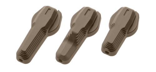 Magpul MAG1254-FDE ESK Safety Selector FDE Polymer/Steel, Ambi 60/90 Degree Options, Fits AR-Platform