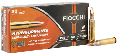 Fiocchi 223VG20 Hyperformance  223Rem 50gr 20 Per Box/10 Case