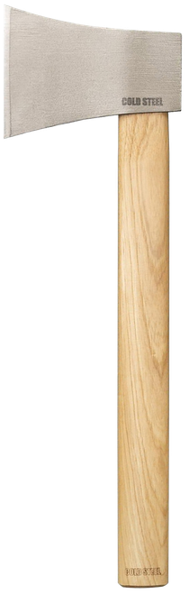 Cold Steel 90AXF Competition Throwing Axe 4" Hatchet Plain 1055 Carbon Steel Blade American Hickory Handle 16"