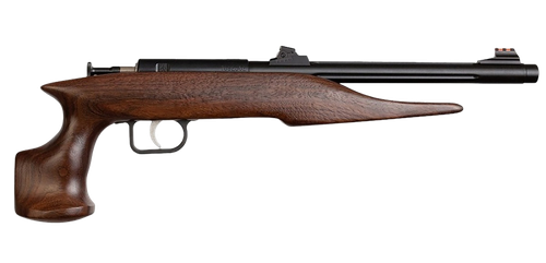 Crickett 41001 Hunter Adult 22 Mag 1rd 9" Threaded Blued Steel Single Shot Barrel, Walnut Stock